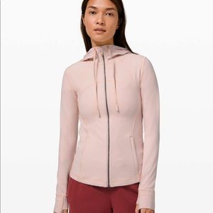 Lululemon NWT Hooded Define Jacket Nulu Feather Pink Sz 8